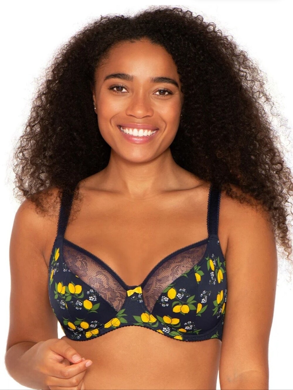 Curvy Kate Lemonade Balcony Bra, pinup style, Size 38DDD